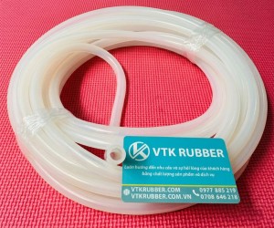 Ống silicon trắng