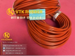 Ống silicon đỏ sắt 9x7