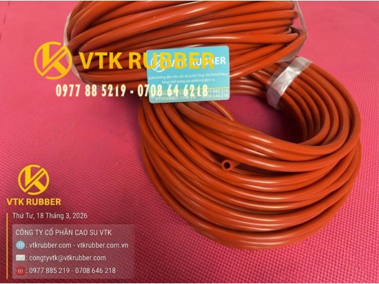 Ống silicon đỏ sắt 9x7