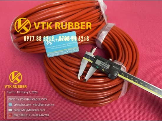 Ống silicon đỏ sắt 9x7