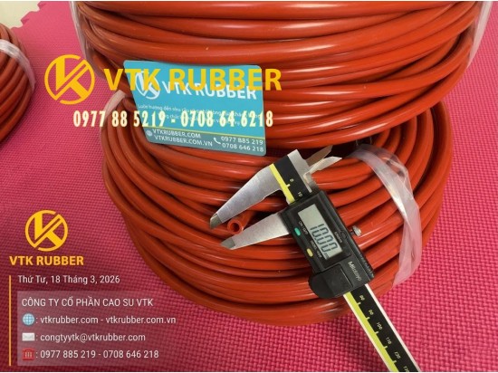 Ống silicon đỏ sắt 9x7