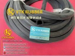 Ron cao su xốp EPDM chữ D rộng 26, cao 23 x dày 3mm