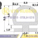 Ron cao su EPDM chữ D 7x8x1