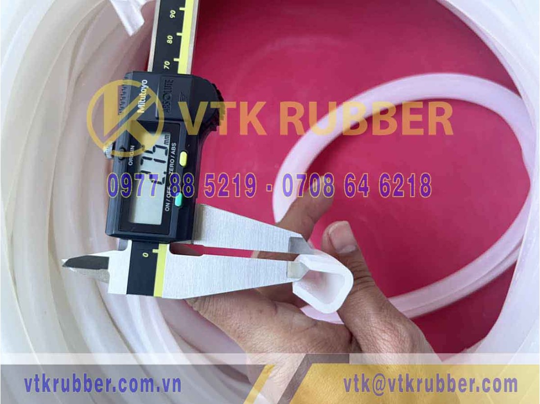 Ron silicon chữ U 15x15x10 | VTK Rubber