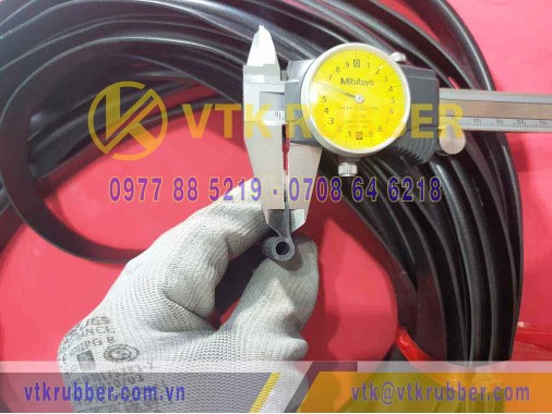 Ron cao su EPDM chữ P 20x8x1.5