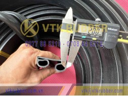 Ron cao su EPDM chữ E 46x18x2