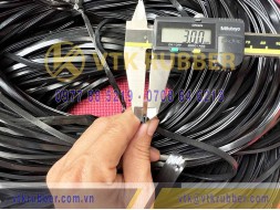 Ron cao su EPDM chữ U 3x6x1