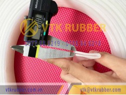 Ron silicon trắng chữ U 30x6x2