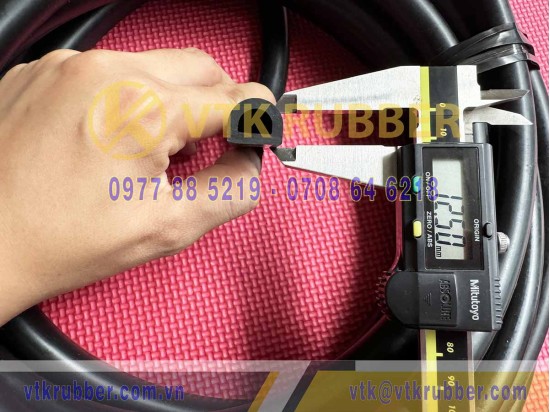 Ron cao su EDPM chữ D 16x12.5x3 Ron cao su EDPM chữ D 16x12.5x3