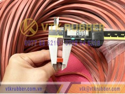 Ron silicon đỏ chữ nhật 5x8