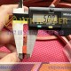 Ron silicon đỏ chữ nhật 8.2x5 Ron silicon đỏ chữ nhật 8.2x5