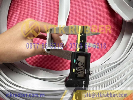 Ron cao su EPDM xám chữ L 25x25x3 Ron cao su EPDM xám chữ L 25x25x3