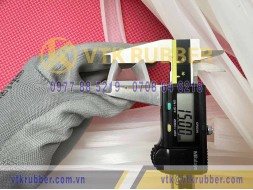 Ron silicon trắng chữ U 25x15x2.5
