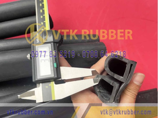 Ron cao su EPDM chữ E 50x30x3 Ron cao su EPDM chữ E 50x30x3