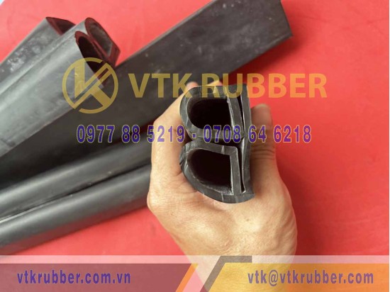 Ron cao su EPDM chữ E 50x30x3 Ron cao su EPDM chữ E 50x30x3