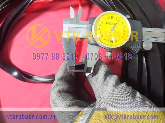 Ron cao su NBR chữ U 12x10x2 Ron cao su NBR chữ U 12x10x2