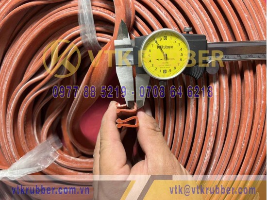 Ron silicon đỏ chữ U 18x9x1.7 Ron silicon đỏ chữ U 18x9x1.7