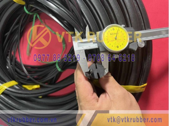 Ron cao su EPDM chữ H 20.2x20x2 Ron cao su EPDM chữ H 20.2x20x2