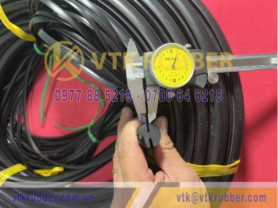 Ron cao su EPDM chữ H 20.2x20x2 Ron cao su EPDM chữ H 20.2x20x2