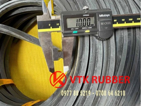 Ron cao su xốp EPDM chữ T 13.1x10x4.7