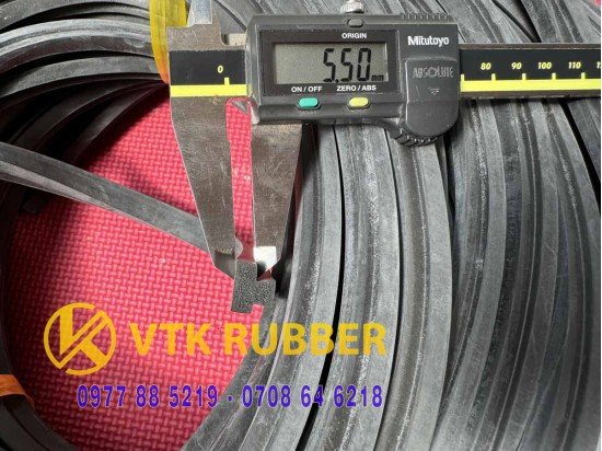 Ron cao su xốp EPDM chữ T 13.4x11x5.5