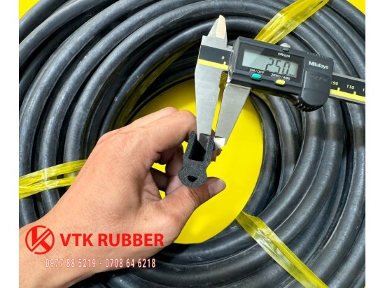Gioăng chữ U cách âm cho cửa công nghiệp