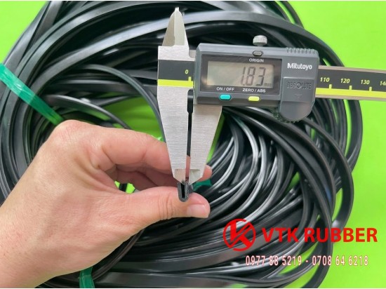Gioăng cao su chữ U EPDM chịu thời tiết ngoài trời