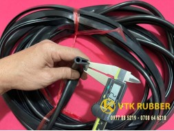 Gioăng chữ U khe 3mm bán chạy hiện nay