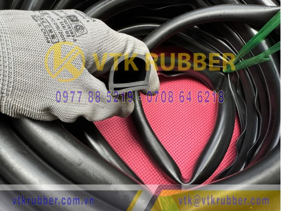 Ron cao su EPDM chữ E 22x22x2