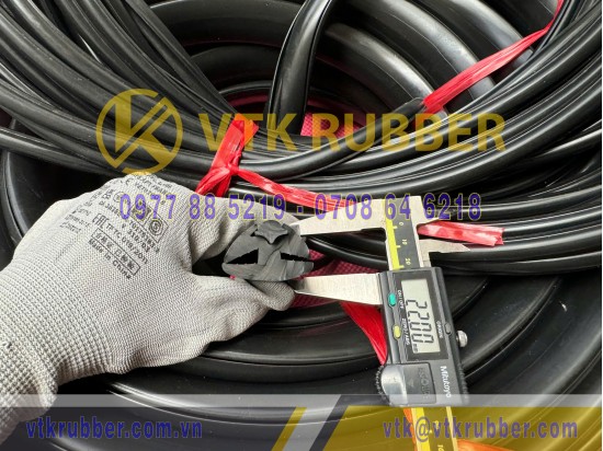 Ron cao su EPDM chữ K 35x22x14.2 Ron cao su EPDM chữ K 35x22x14.2