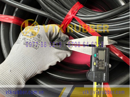 Ron cao su EPDM chữ K 35x22x14.2 Ron cao su EPDM chữ K 35x22x14.2