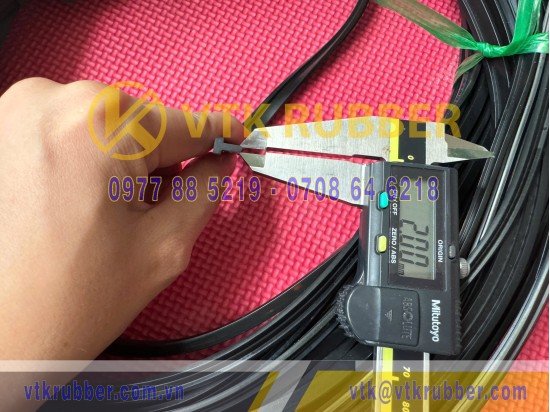 Ron cao su EPDM chữ T 5x8.5x2