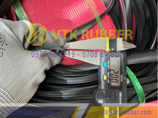 Ron cao su EPDM chữ T 18x6x2