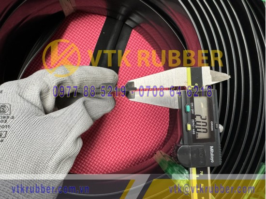 Ron cao su EPDM chữ T 40x4.5x2 Ron cao su EPDM chữ T 40x4.5x2