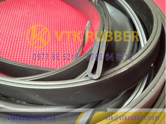 Ron cao su EPDM chữ U 8x24x2.5 Ron cao su EPDM chữ U 8x24x2.5