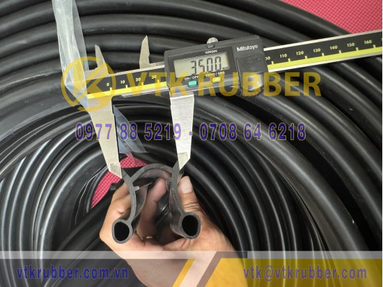 Ron cao su EPDM kho lạnh chữ U 35x47x5