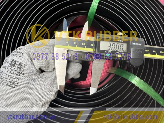 Ron cao su EPDM tam giác 6.5x30x1.5 Ron cao su EPDM tam giác 6.5x30x1.5