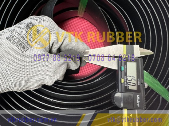 Ron cao su EPDM tam giác 6.5x30x1.5 Ron cao su EPDM tam giác 6.5x30x1.5