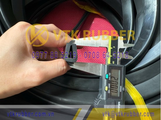 Ron cao su EPDM tốt chữ U 15x20x4.5