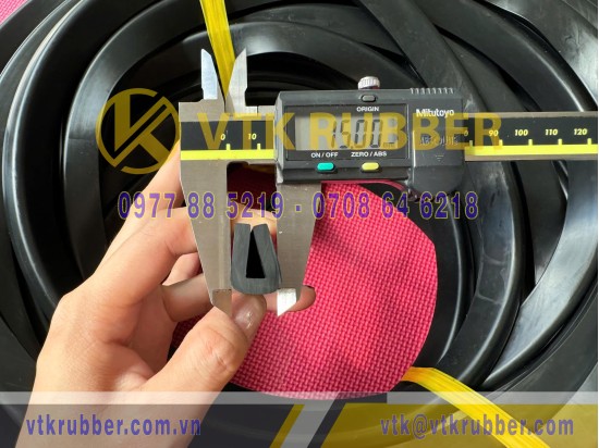 Ron cao su EPDM tốt chữ U 15x20x4.5