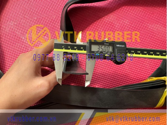 Ron cao su NBR chữ L 35x19x2 Ron cao su NBR chữ L 35x19x2