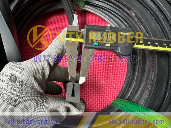 Ron cao su NBR chữ U 15x20x5