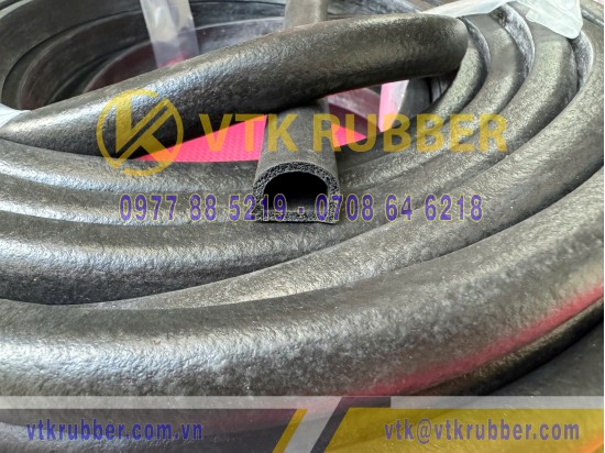 Ron cao su xốp EPDM chữ D 20x15x2.5 Ron cao su xốp EPDM chữ D 20x15x2.5