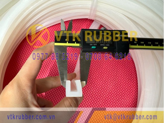 Ron silicon chữ U 15x15x4