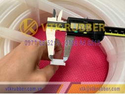 Ron silicon trắng chữ T 21.5x8.3x15.7