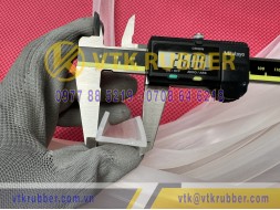 Ron silicon trắng chữ U 26x16x2.5