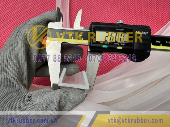 Ron silicon trắng chữ U 26x16x2.5 Ron silicon trắng chữ U 26x16x2.5