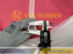 Ron silicon trắng chữ U 26x16x2.5
